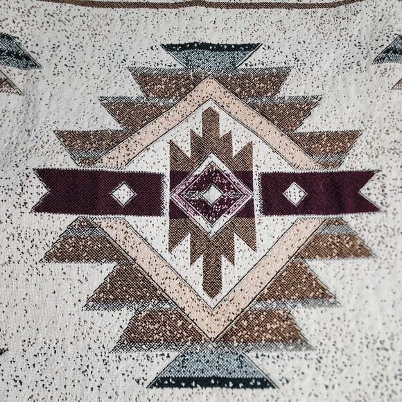Southwestern Aztec Afghan or Wall Hanging 3.5 x 5.5 - Picture 5 of 7